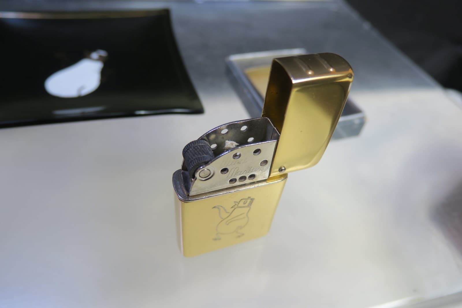 Commonwealth Edison Little Bill Ashtray & Wind Master Lighter MIB 1960's 5