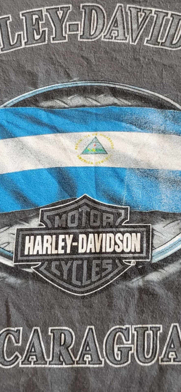 Harley Davidson T Shirt Nicaragua Large L  3