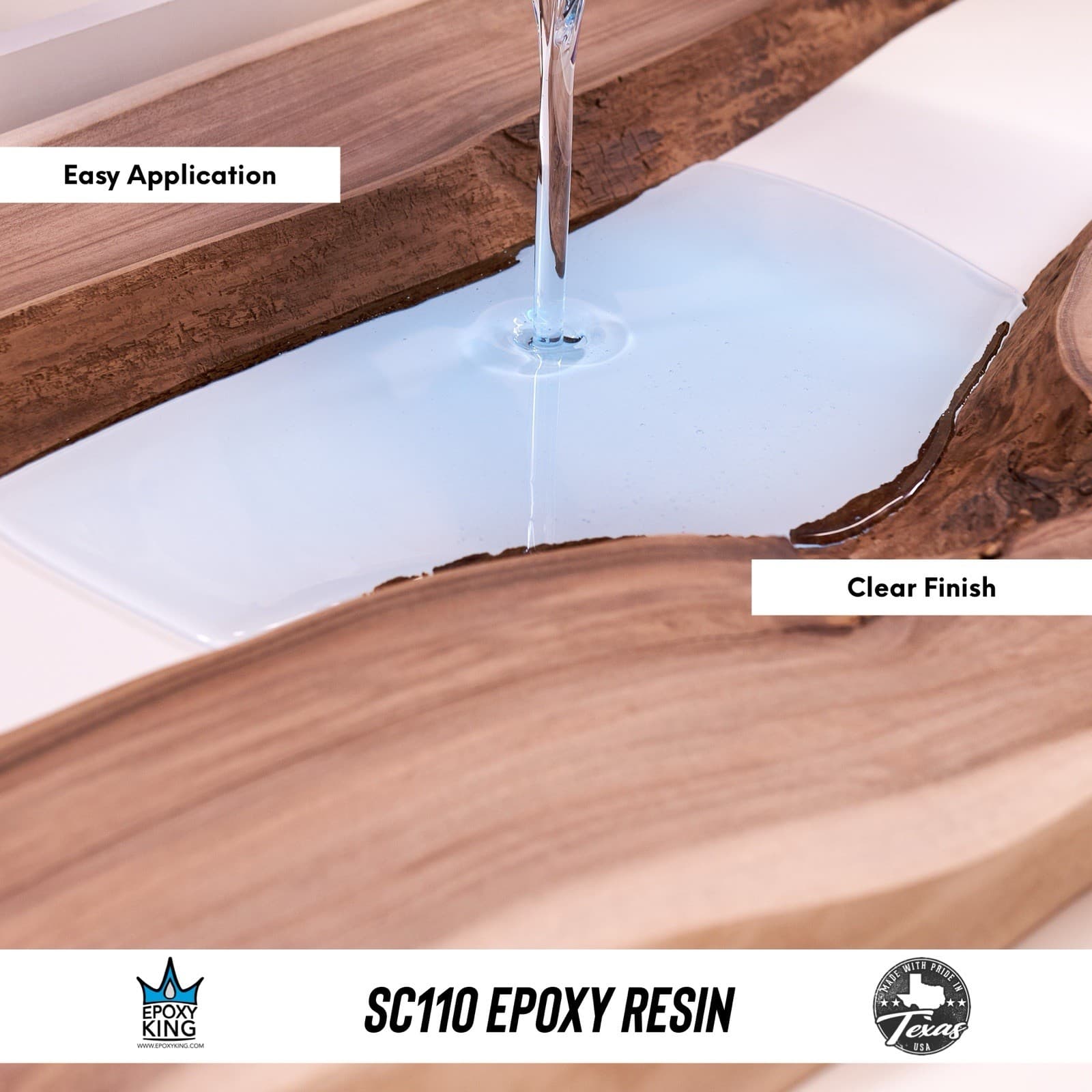 CLEAR EPOXY RESIN 3 GALLON KIT * UV RESISTANT * MARINE GRADE * NON-TOXIC * BOAT 3