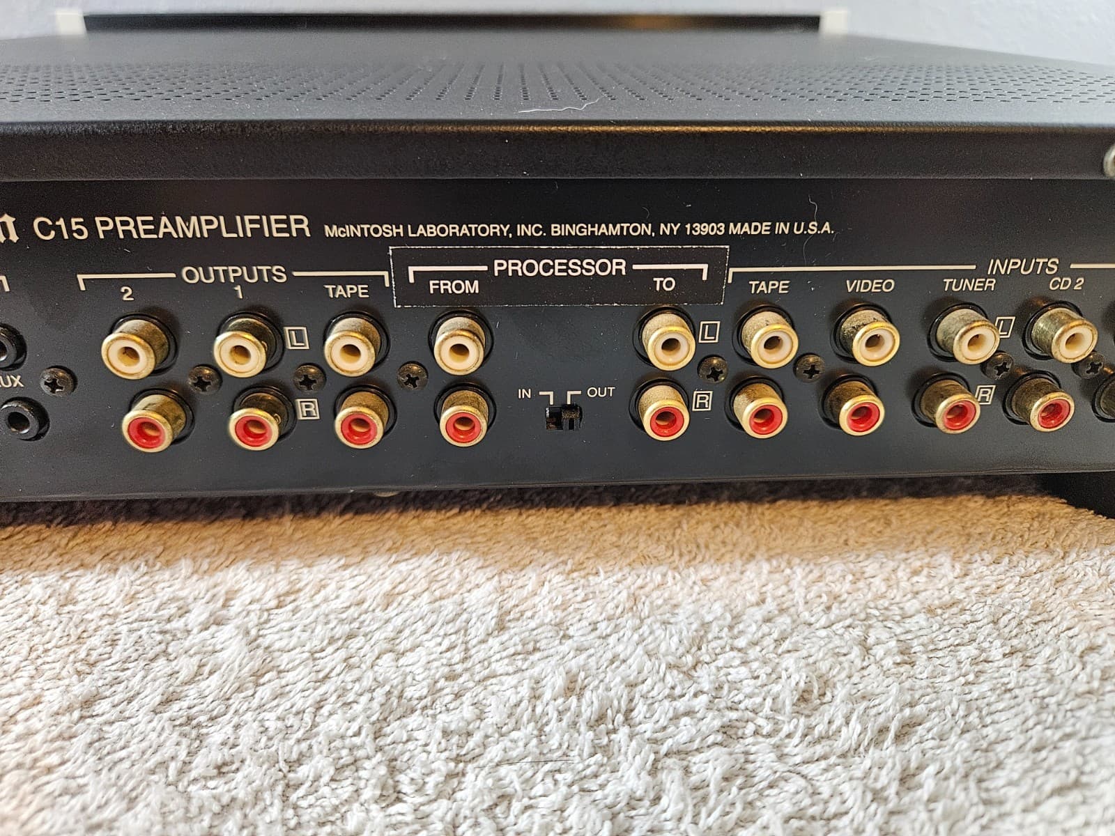 McIntosh C-15 Preamplifier - MINT - With Remote, Original Box 6