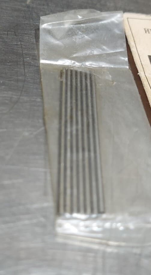 Lot Of 7 - Kanamori 1.56mm x 2" HSS Finished Drill Blank Pin Gage 2