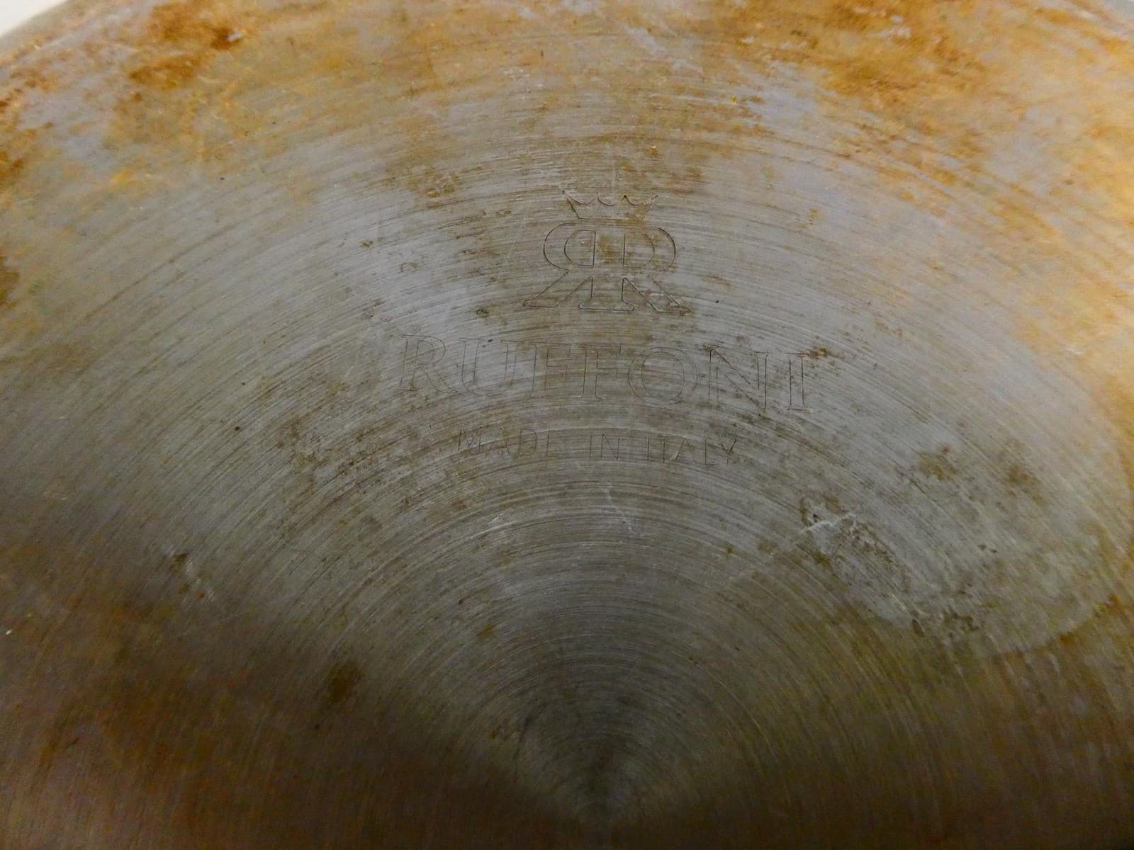 Ruffoni Opus Prima 2.5 Qt. Saucepan Hammered Stainless with Grape Knob 6