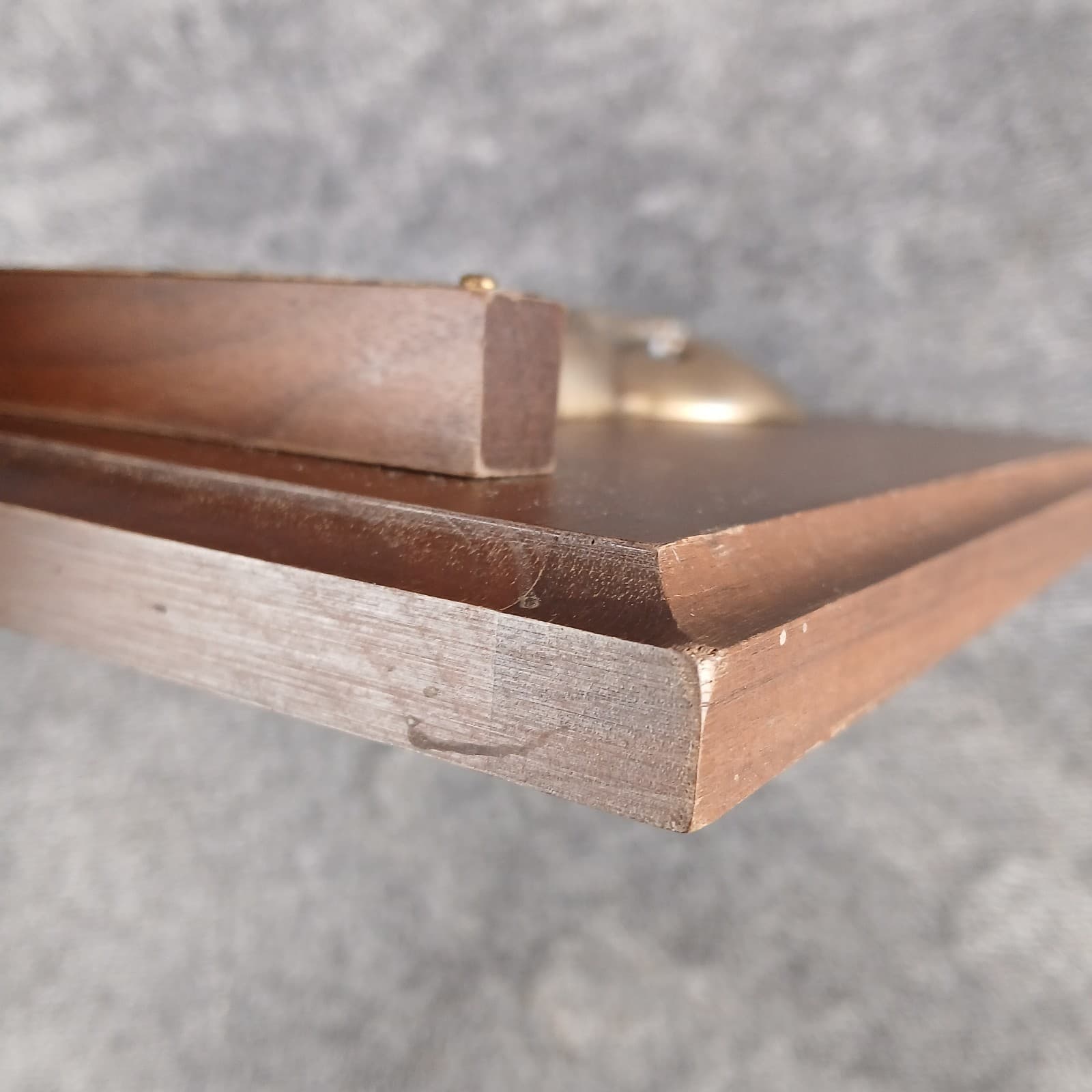 Vtg Brunswick 300 Award Plaque Perfect Game Bowling Trophy Wood Wall 9x12" 5