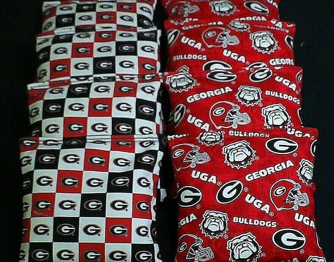 UNIVERSITY OF GEORGIA BULLDOGS  8 ACA Regulation Cornhole Bean Bags 