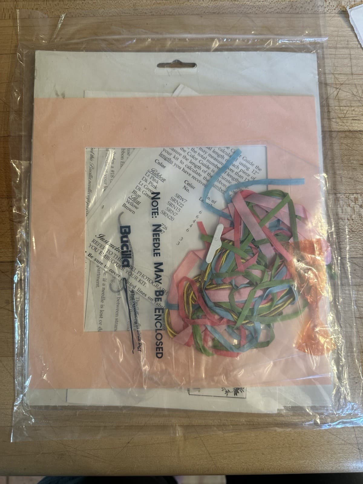 Bucilla Silk Ribbon Embroidery January Carnations 8 X 8 Kit New Sealed  2