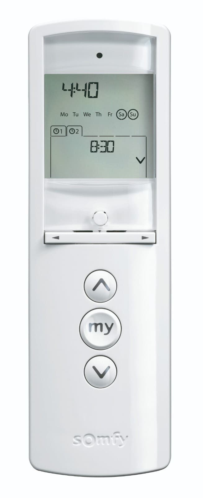 Somfy Telis 1 Chronis RTS Remote w/Timer & Display, White  #1805237 -OPEN BOX 2