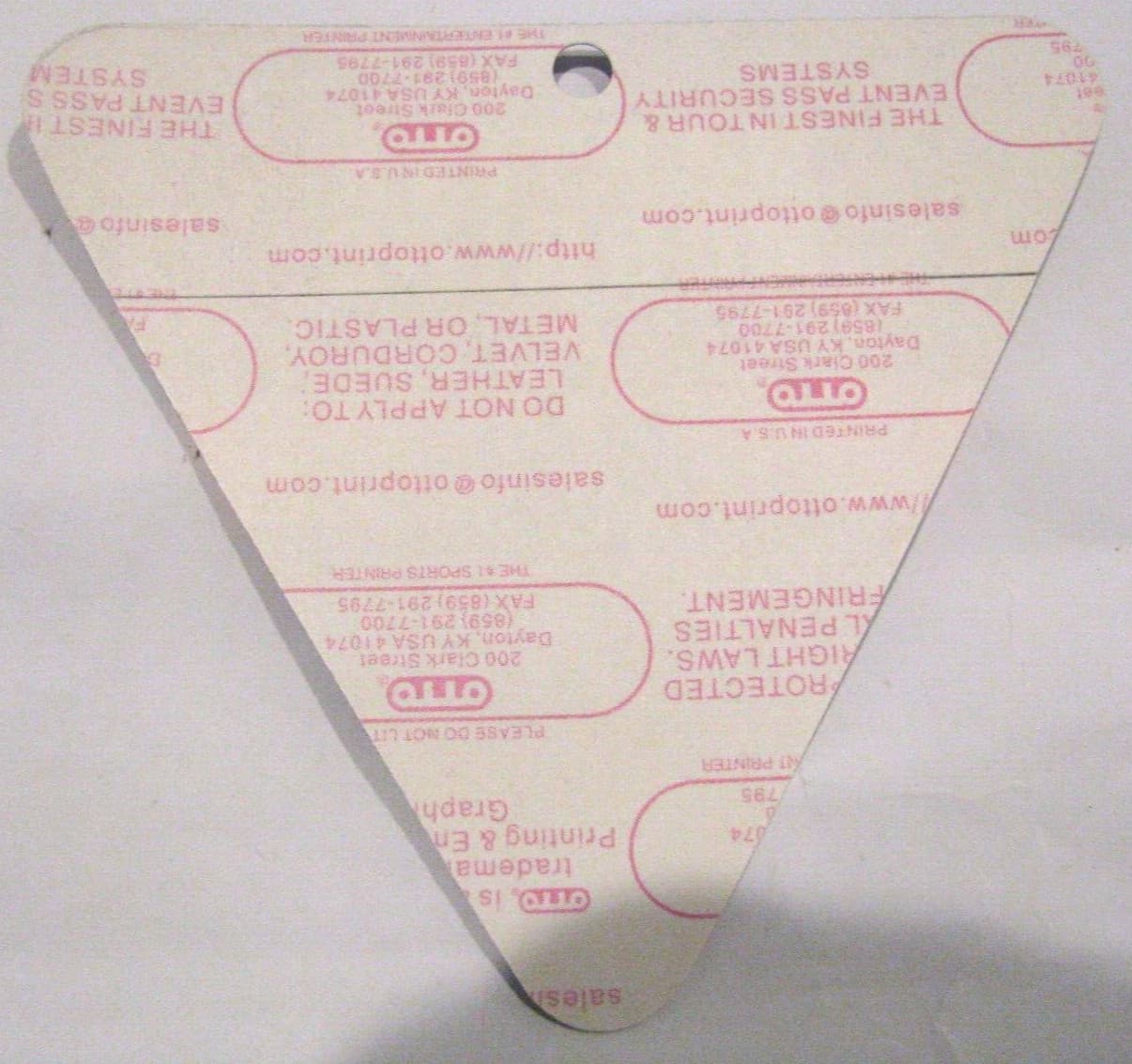 Martina McBride Concert Tour Working Crew Satin Backstage Pass 1-11 2