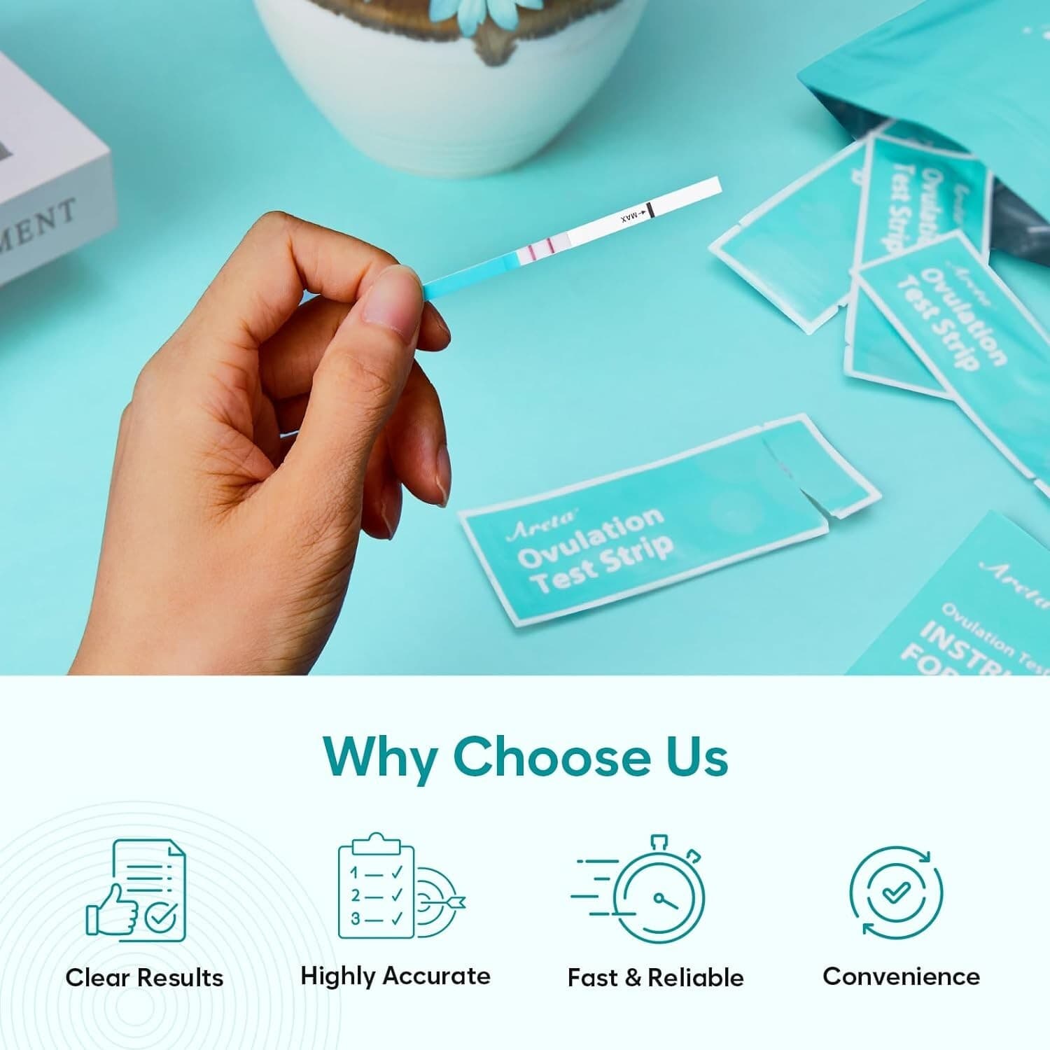 Areta LH Ovulation Test Kit (30) – Precision Fertility Tracking 2