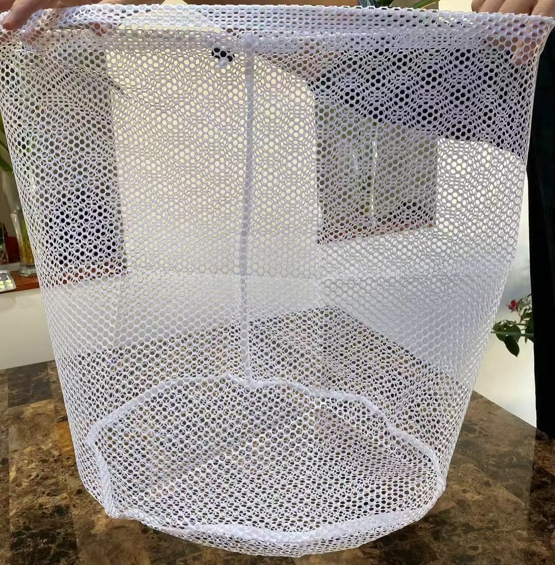 3x Large Laundry Bag Washing Mesh Net Drawstring 50x60cm Underwear Bra HeavyDuty 4