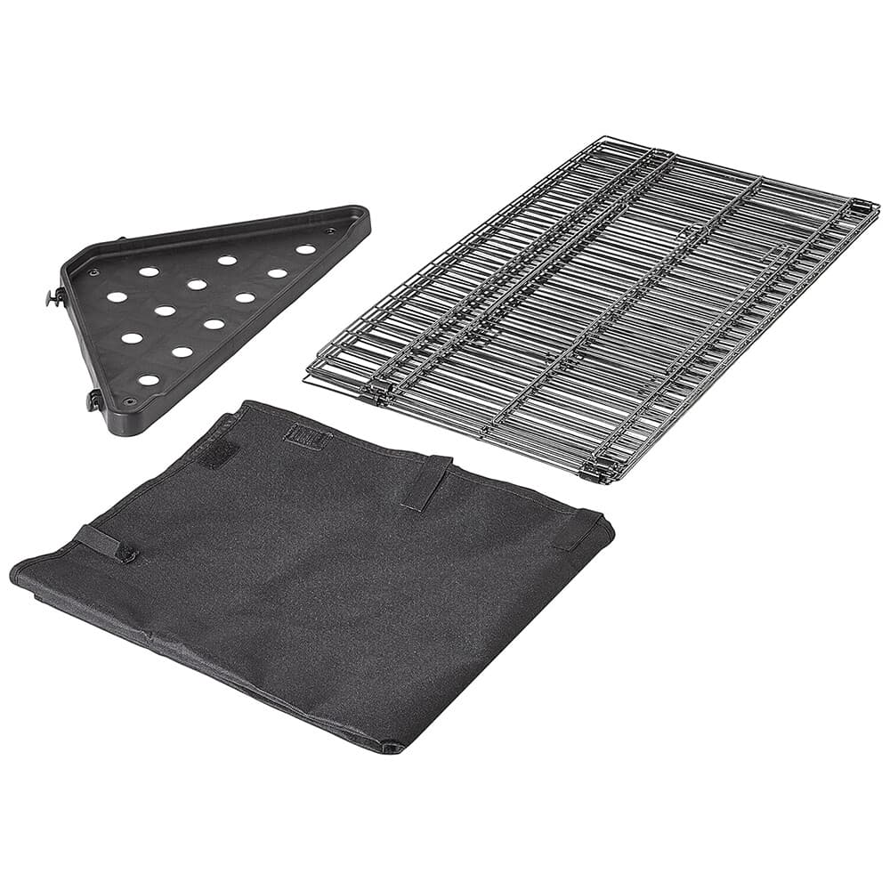 118.5L Black Canvas-Bottomed Pet Cage for Guinea Pigs, Hamsters & More 47x14x24" 4