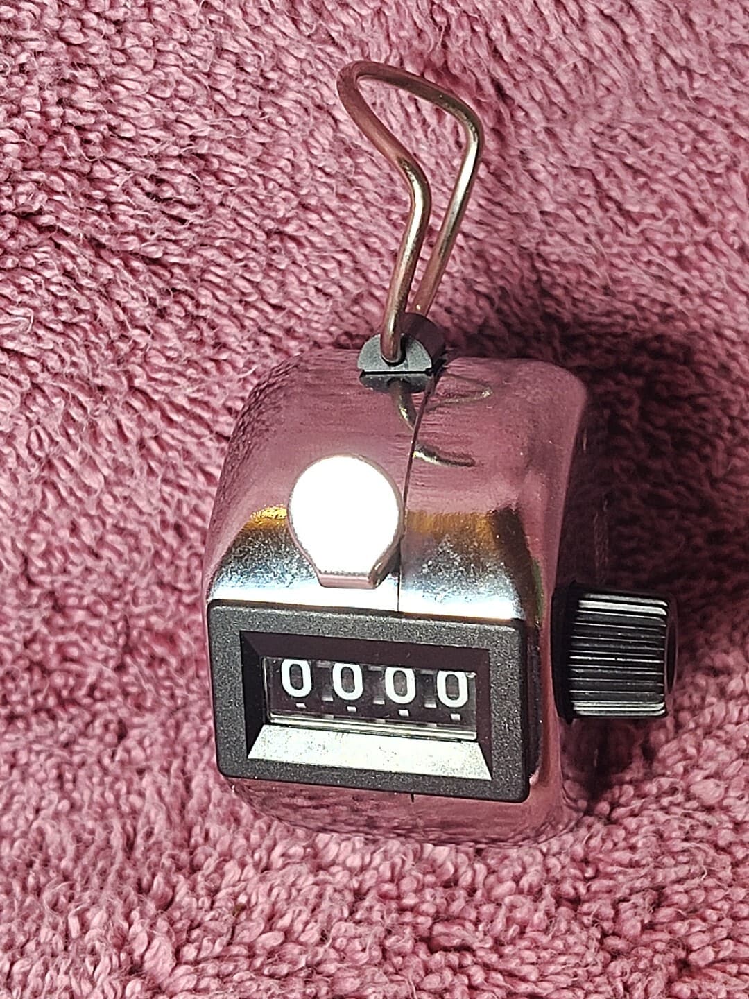 Vintage Portable 4 # Display Clicker Sport Golf Stroke Handheld Tally Counter 3