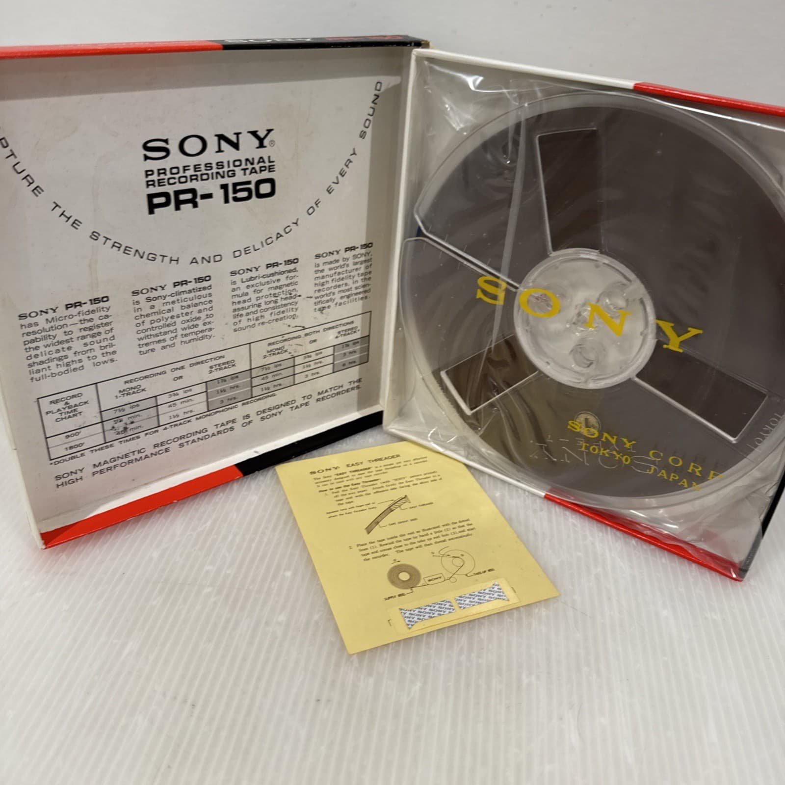 Sony PR-150 1800 Ft 1/4" 1 MIL Recording Tape 6