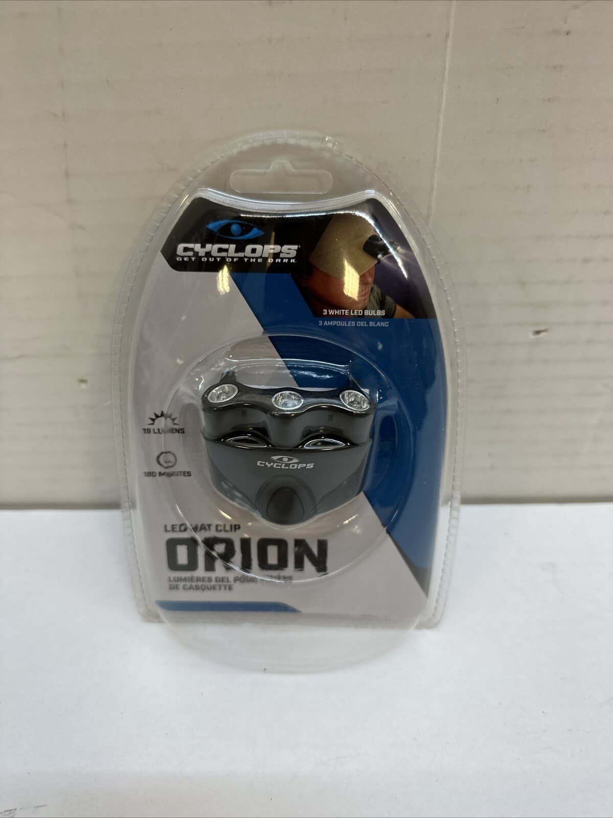 Cyclops Orion Clear LED Hat Clip Light White 17.5 Lumens CYC-HCI-W