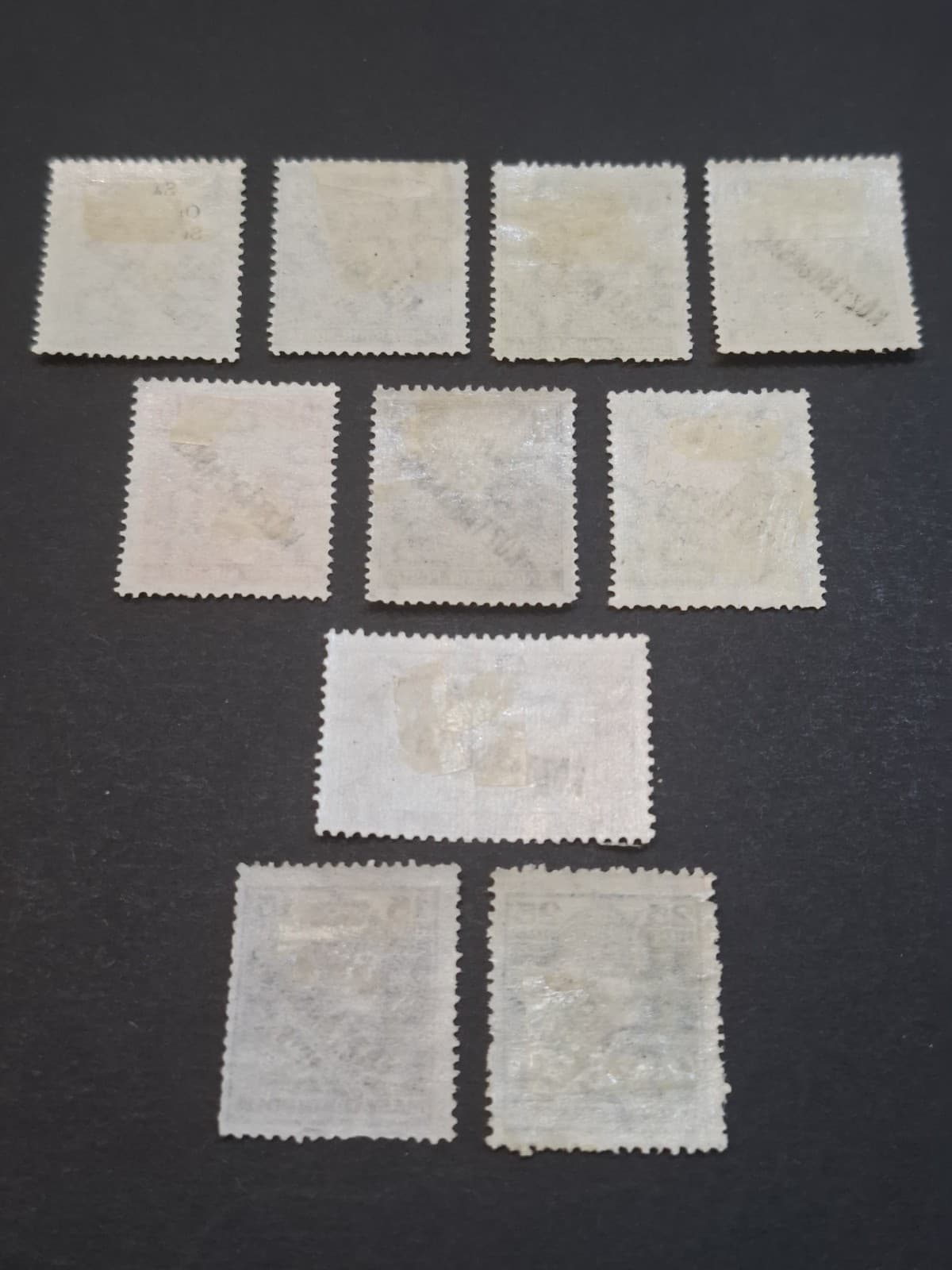 Hungary Occupation Serbia 1919 Banat Bacska Koztarsasag * MH Selection 10 Pcs 3