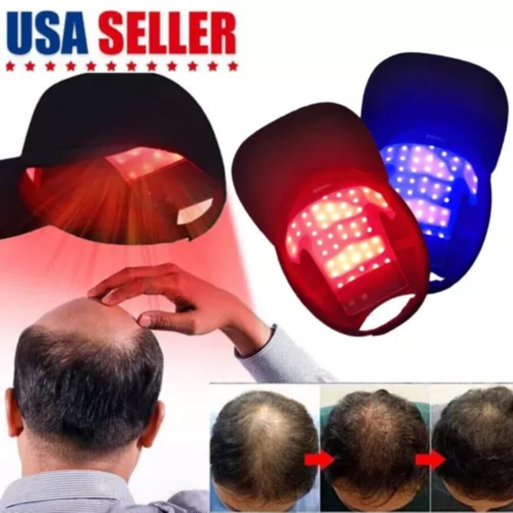 Hair Loss Treatment Heating Cap Red Light Therapy Hat Hair Growth Regrowth US 6