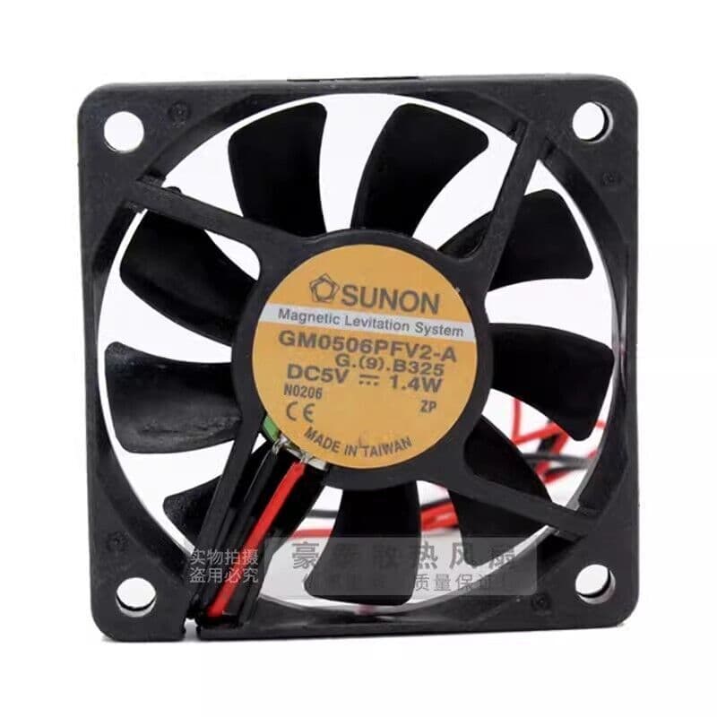 SUNON GM0506PFV2-A 6010 DC5V 1.4W 2-Wire Cooling Fan