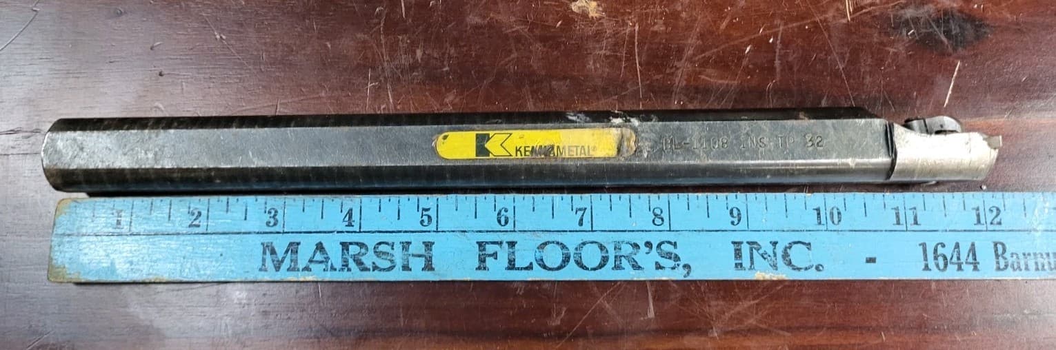 KENNAMETAL Boring Bar - BL-1108 INS. TP-32 12" Length - 7/8" Arbor 