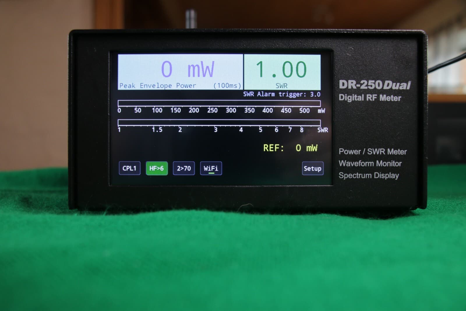 Digital SWR/Power Meter DR-250Dual 2KW Power/SWR Meter 5" Touch Screen 5