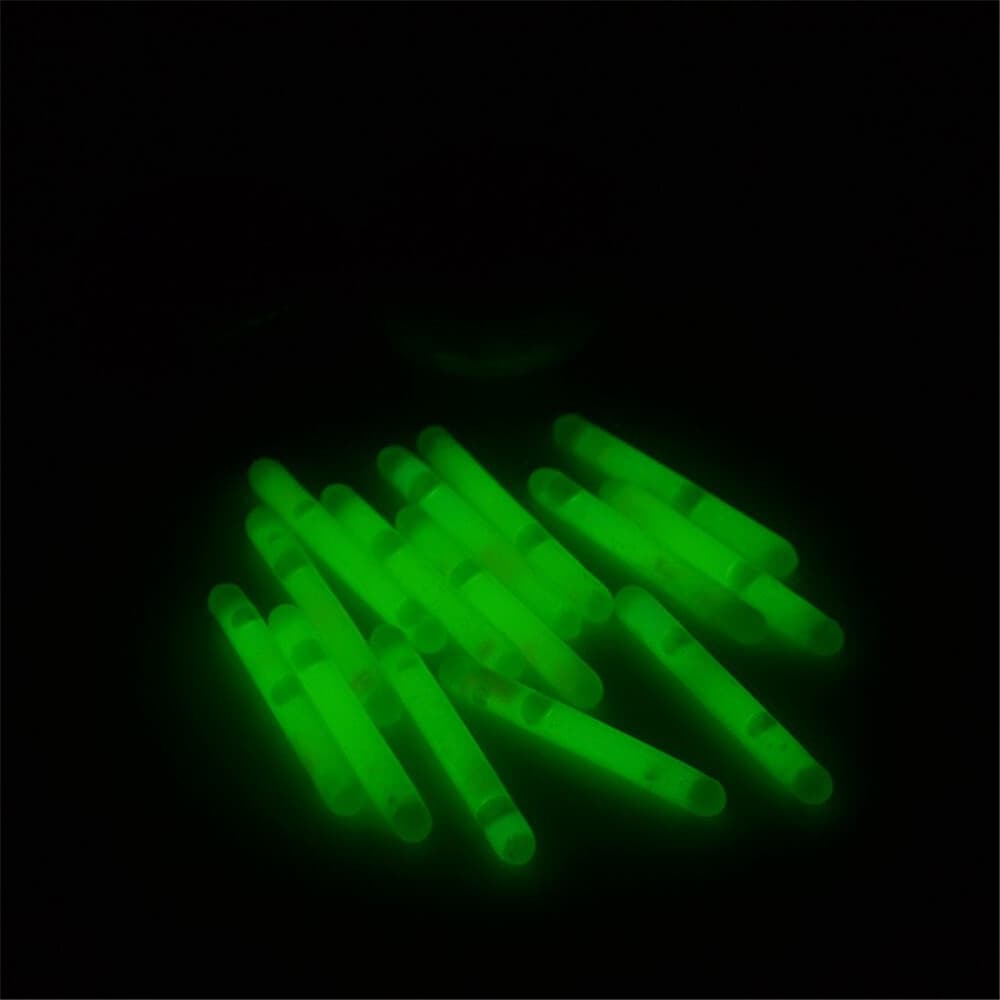100Pcs 1.5" Mini Glow Sticks For Fishing Float Fluorescent Rod Night Green Light 5