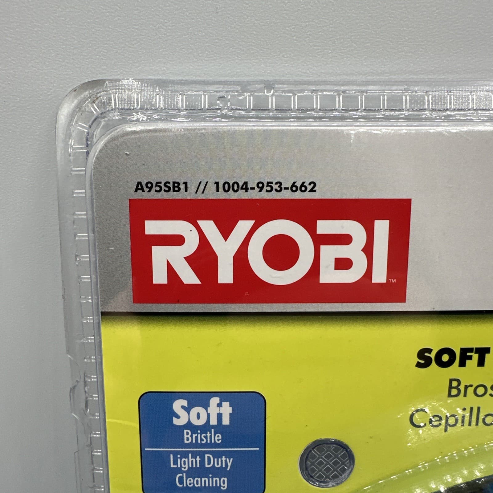 Ryobi 6" Soft Bristle Brush A95SB1 for P4500 P4510 Power Scrubber Tool New 4