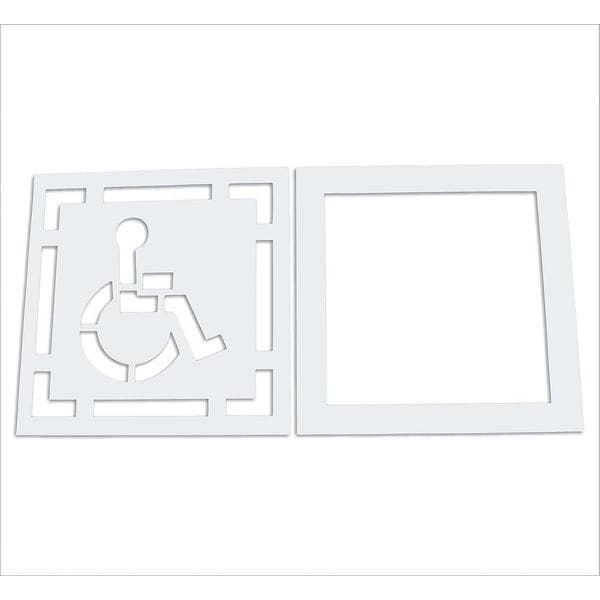 Rae Stl-116-3030 Pavement Stencil, Symbol, Handicap - Ada, 30 In Character 3