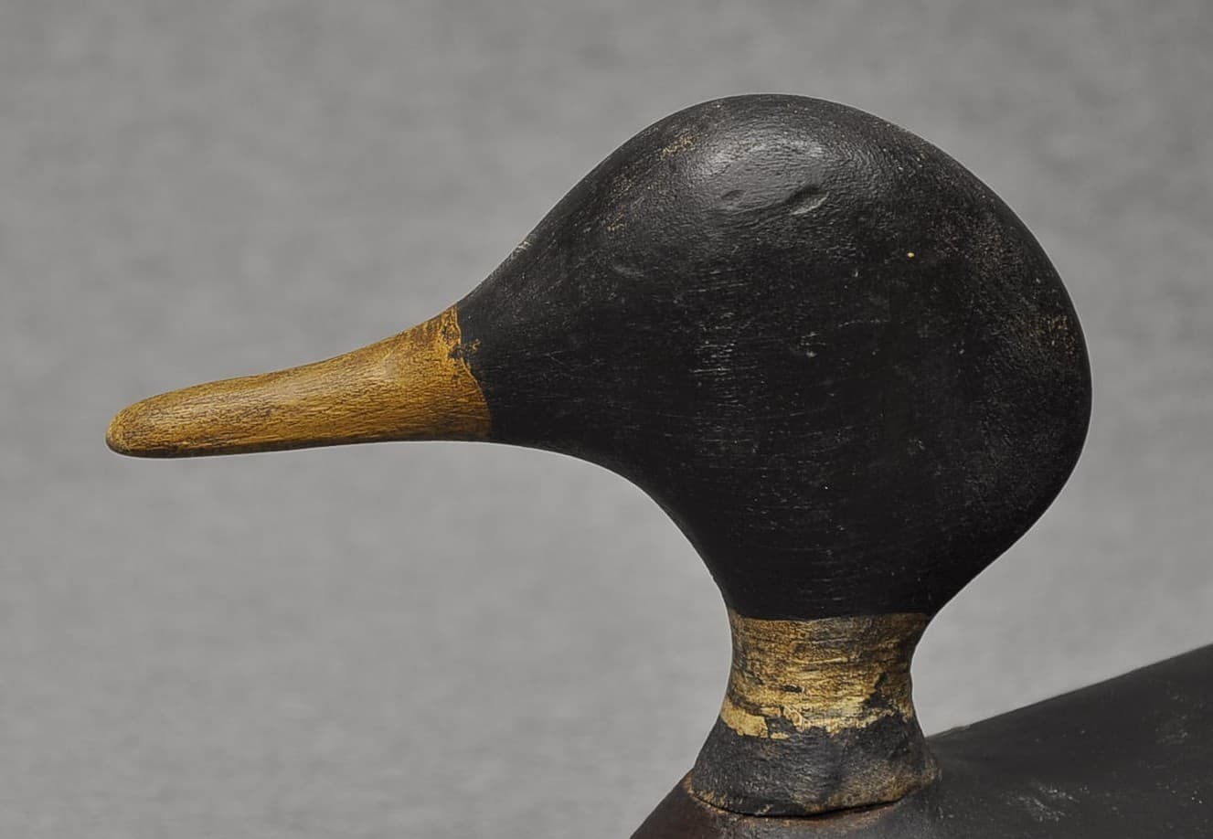 UNKNOWN RED BREASTED MERGANSER DRAKE DUCK DECOY  EAST COAST DS CARVED INTO BTM 4