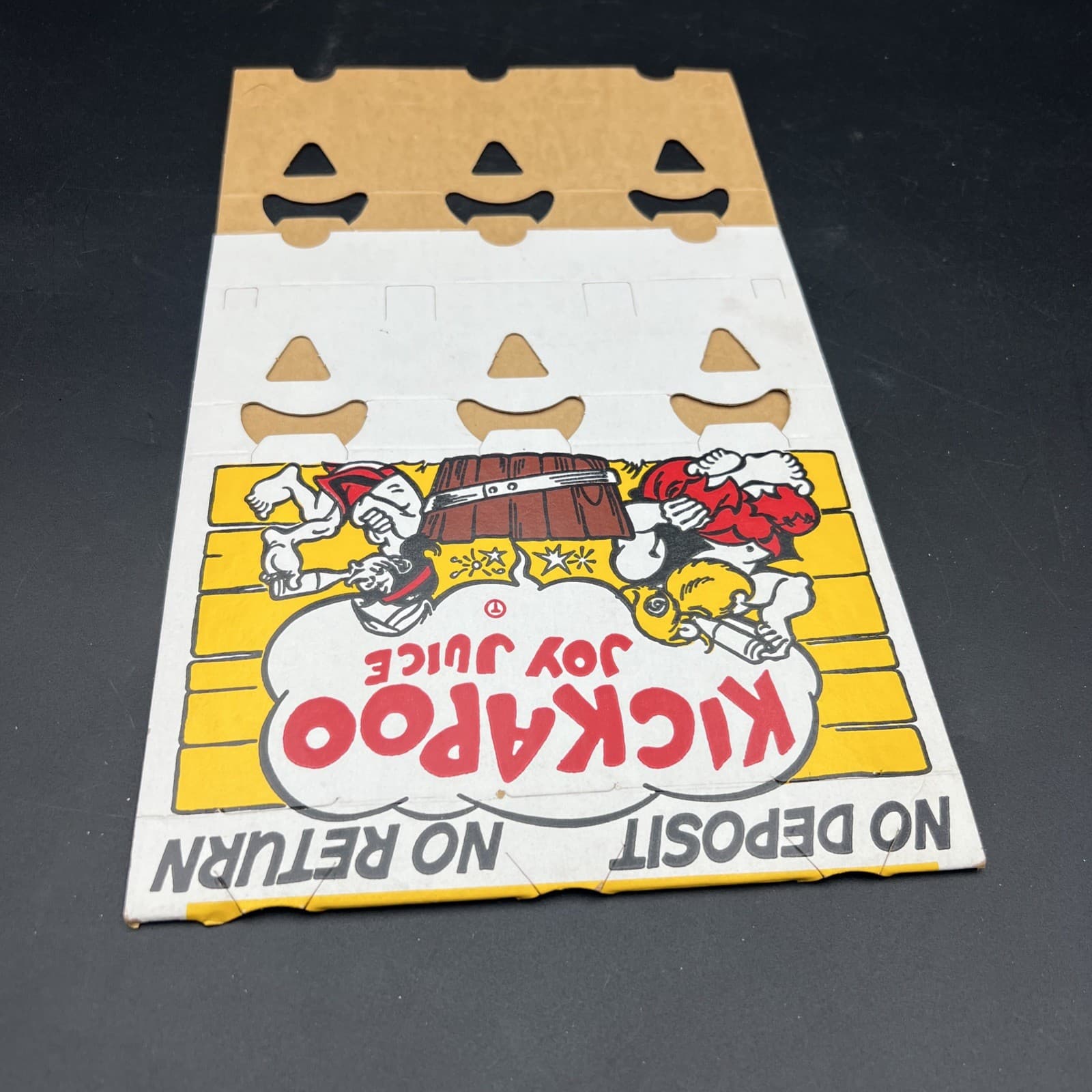 Kickapoo Joy Juice King-Size 10 Oz Acl Bottle Cardboard Carrier-B 2