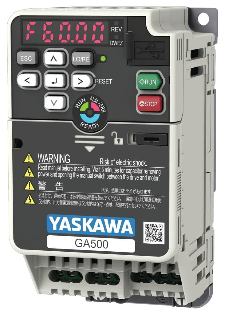 Yaskawa GA50UB001ABA 1/6 HP 230V 1 Phase Variable Frequency Drive 2