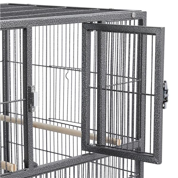 Stackable Divided Breeder Parakeet Bird Cage for Canary Cockatiel Parrot Finch 6