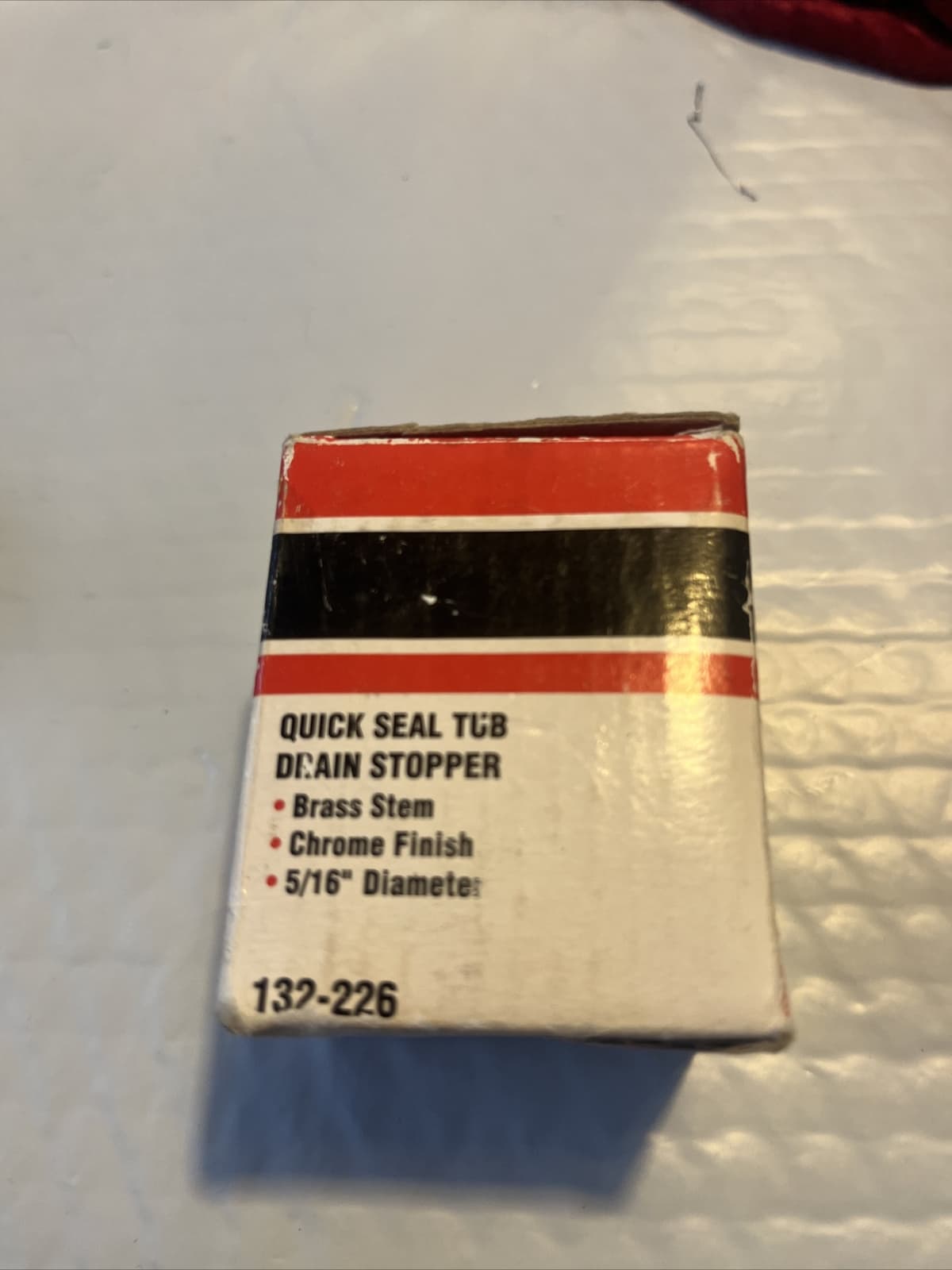 B & K Quick Seal Tub Drain Stopper 132-226  5/16” Diameter 5