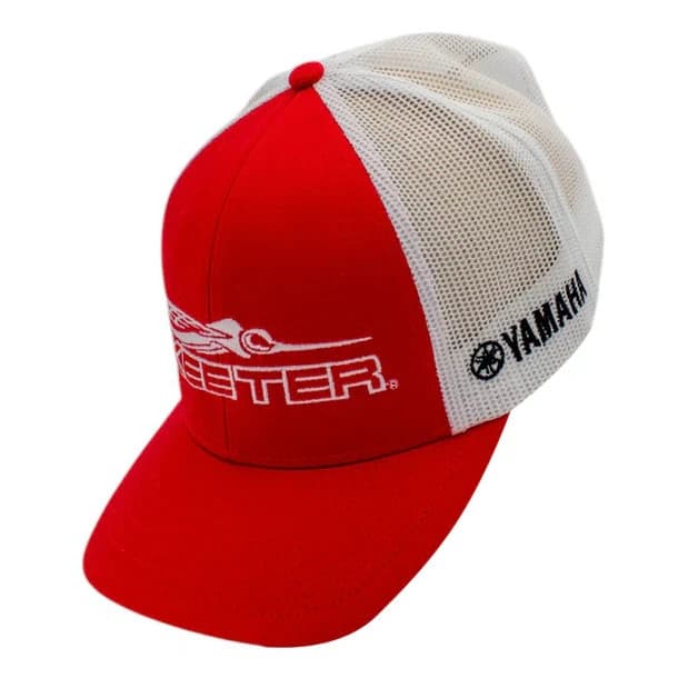 Skeeter boats RED/WHITE LOW PROFILE TRUCKER HAT ADJUSTABLE 2