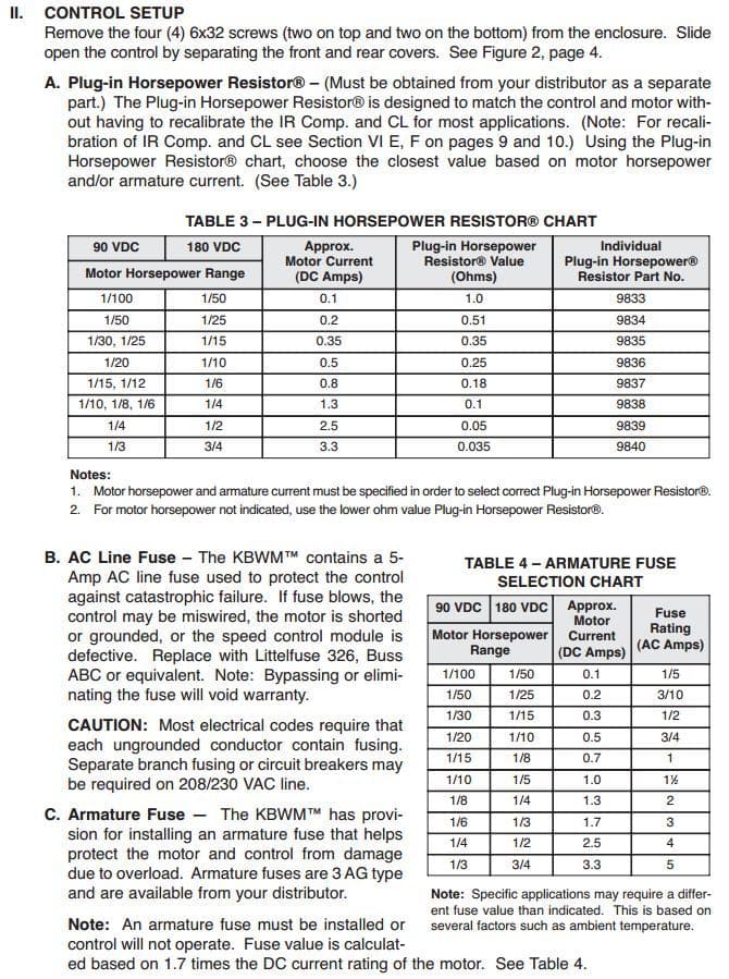 KB Electronics KBWM-120 DC motor control 9380 NEMA-1 enclosure  4