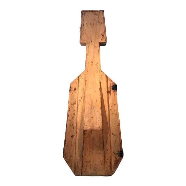 Early 20th Century Antique Modernist Cubist Sculptural Cello Case 2
