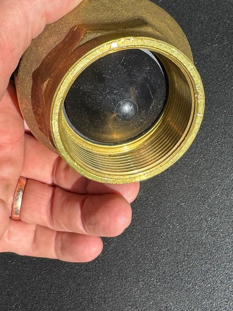 EUROBLOCK 100002 Brass Threaded 2in Npt Check Valve, NEW 3