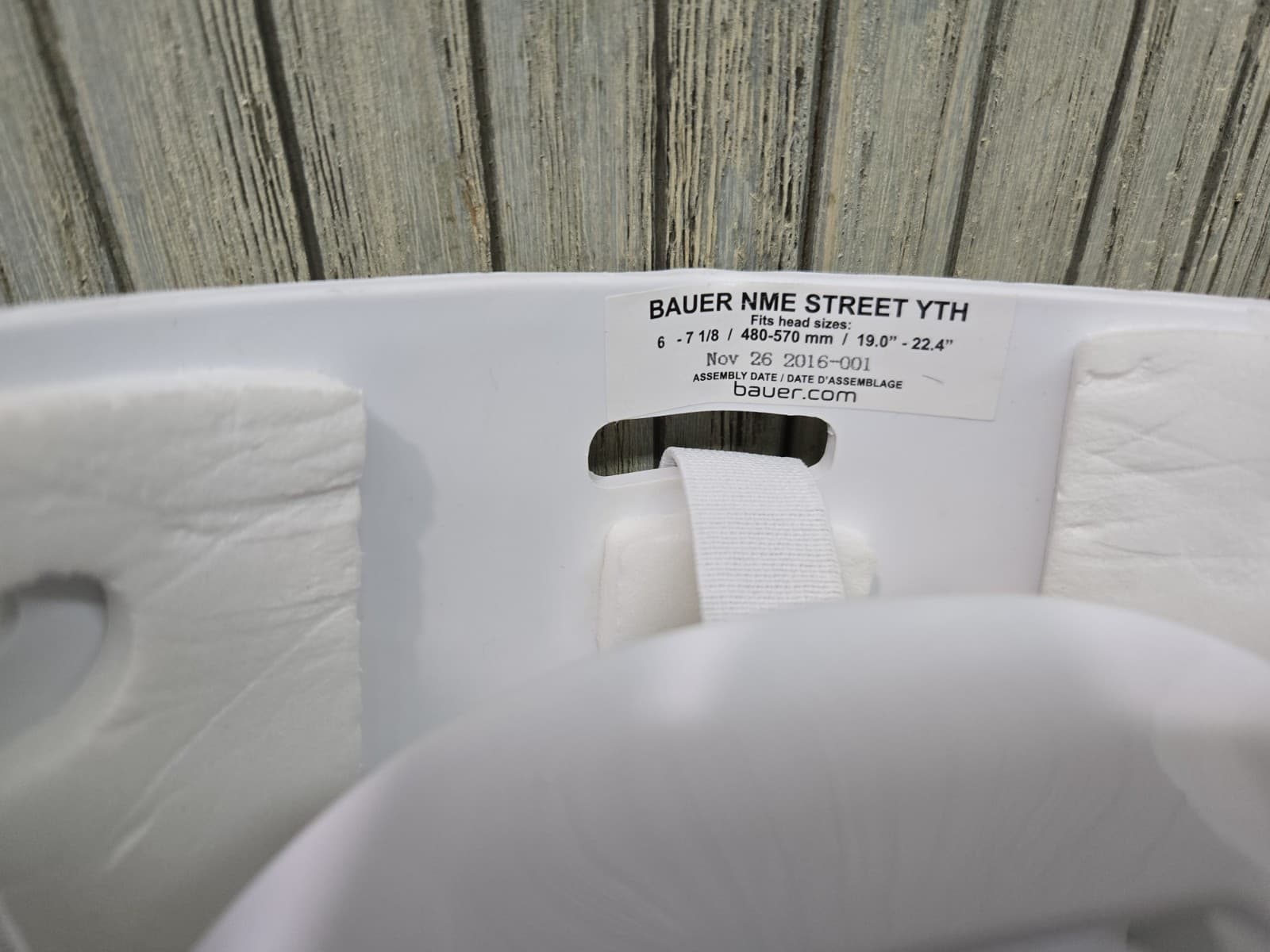 Bauer NME Street Goal Mask Youth Adjustable Hockey Goalie Helmet Used 5