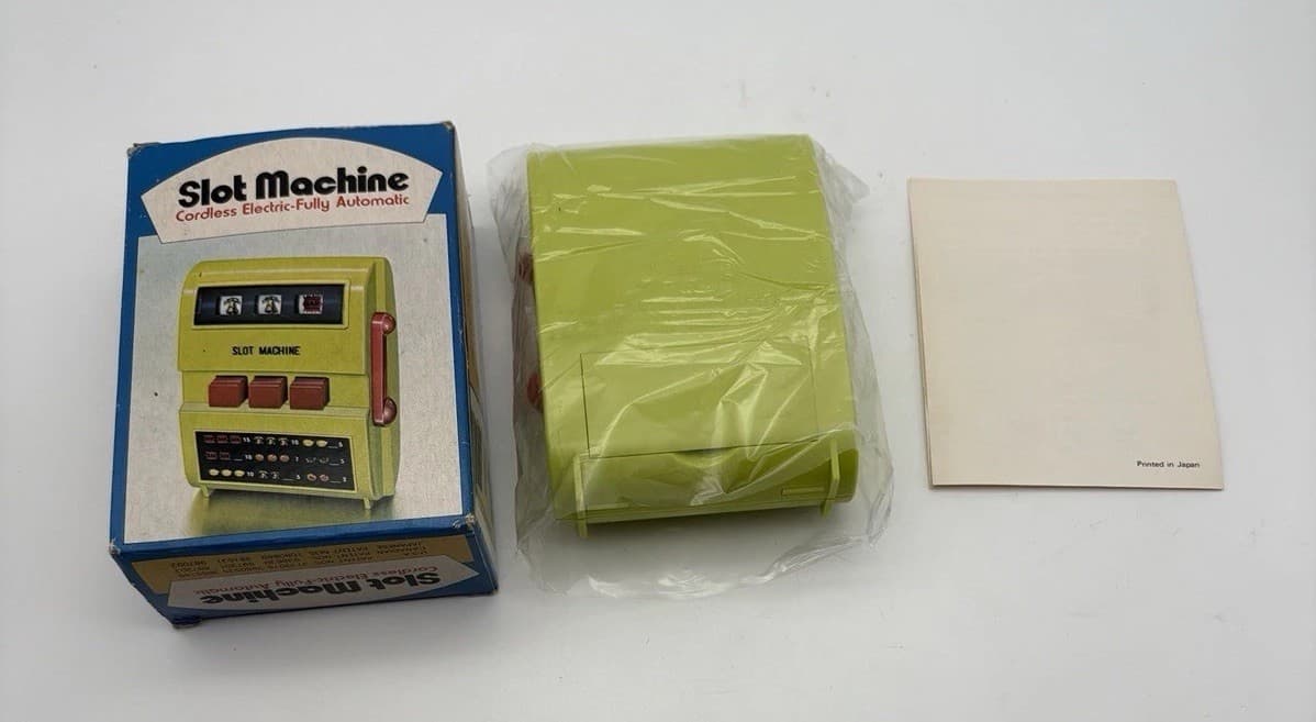 7F WACO Slot Machine Cordless Electric Fully Automatic Tandy Corp Japan NEW 2