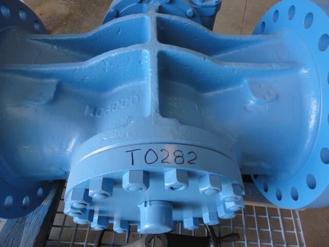 Plug Valve NORDCO 16" 600 RF Flanged Lubricated Hyperseal Gear Operated 2