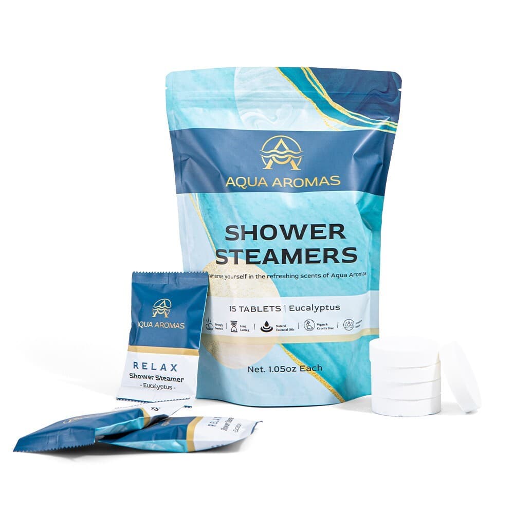 Aqua Aromas Shower Eucalyptus Steamers - Aromatherapy Shower Bombs, 15 count 4