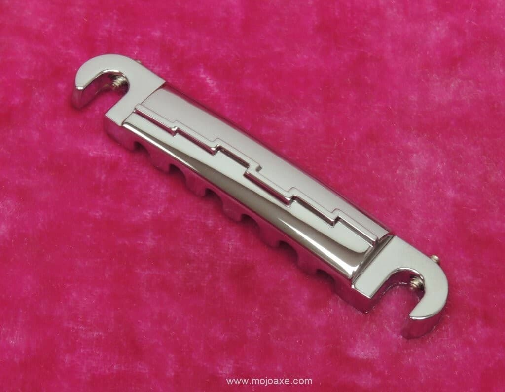 Lightning Bolt Wraparound Bridge for Gibson SG Junior, UN-AGED CHROME, MojoAxe 2