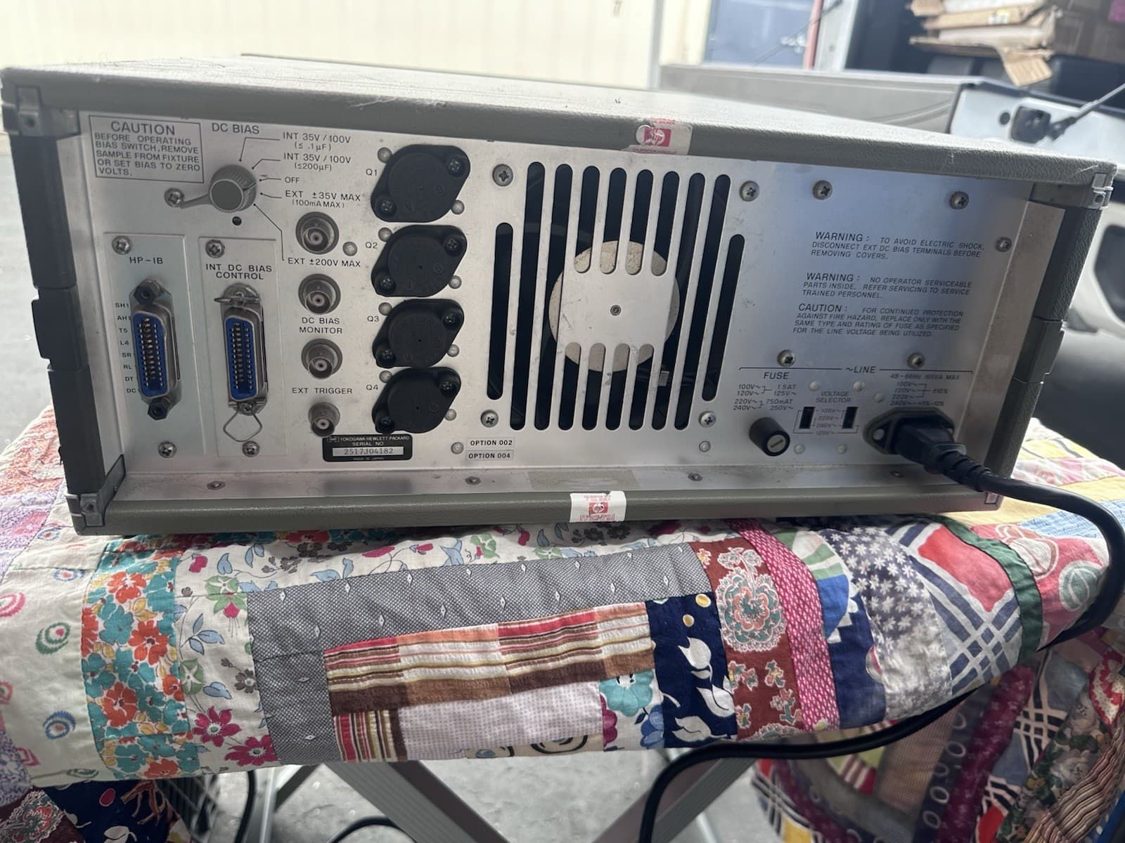 HP 4275A Opt 001 Multi-Frequency LCR Meter 10 kHz to 10 MHz Powers On 2