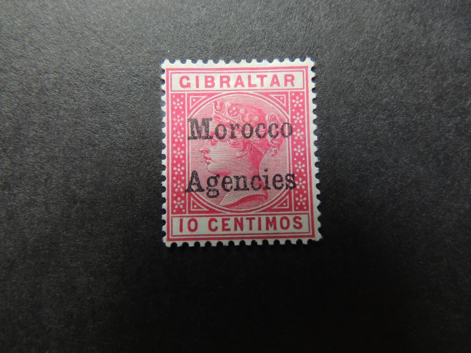 1898-1900 Morocco Agencies 10c Carmine SG2 Mounted Mint