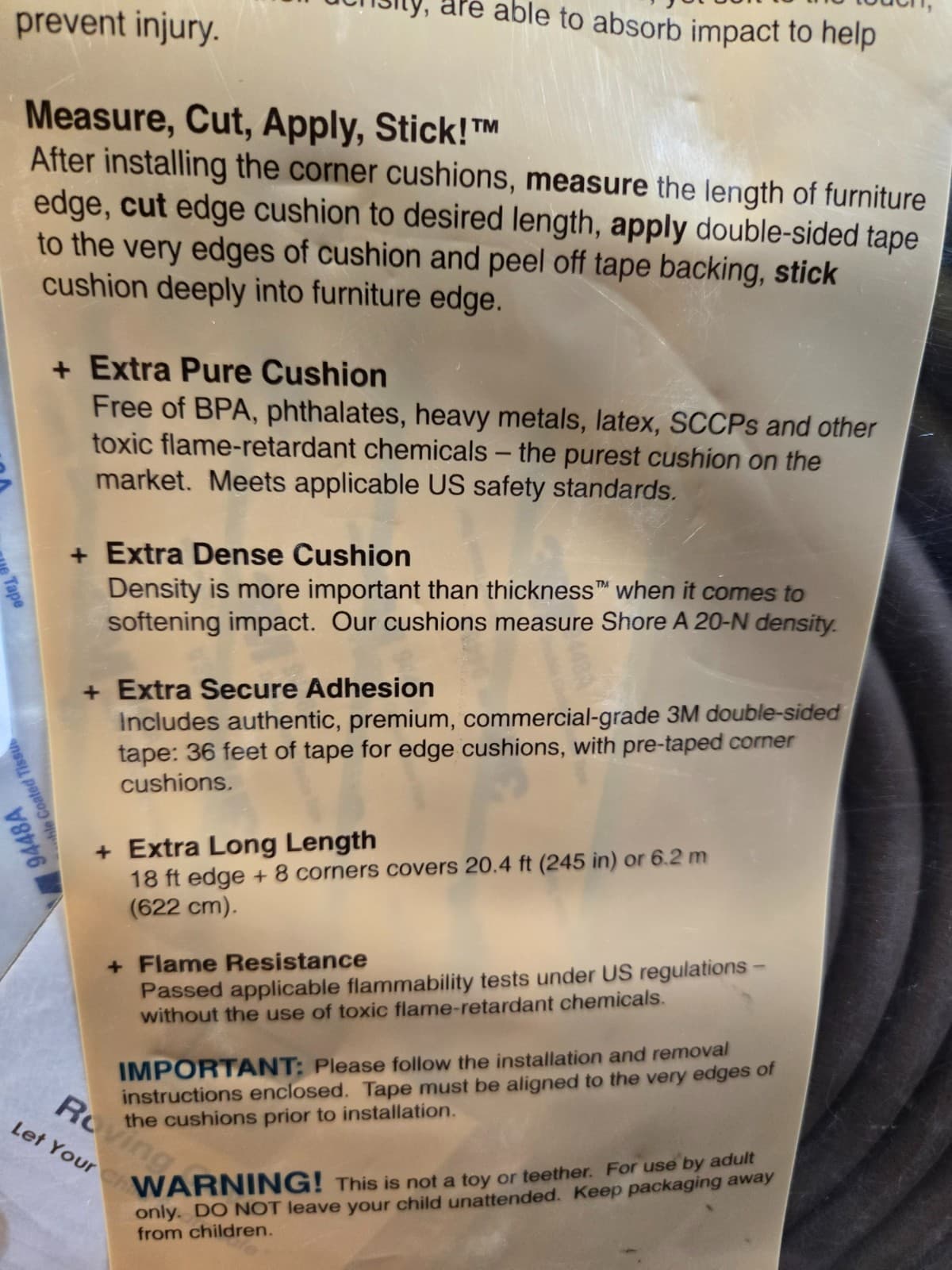 Roving Cove Safe Edge Furniture Edge & Corner Cushions Jumbo Pack Brown 6