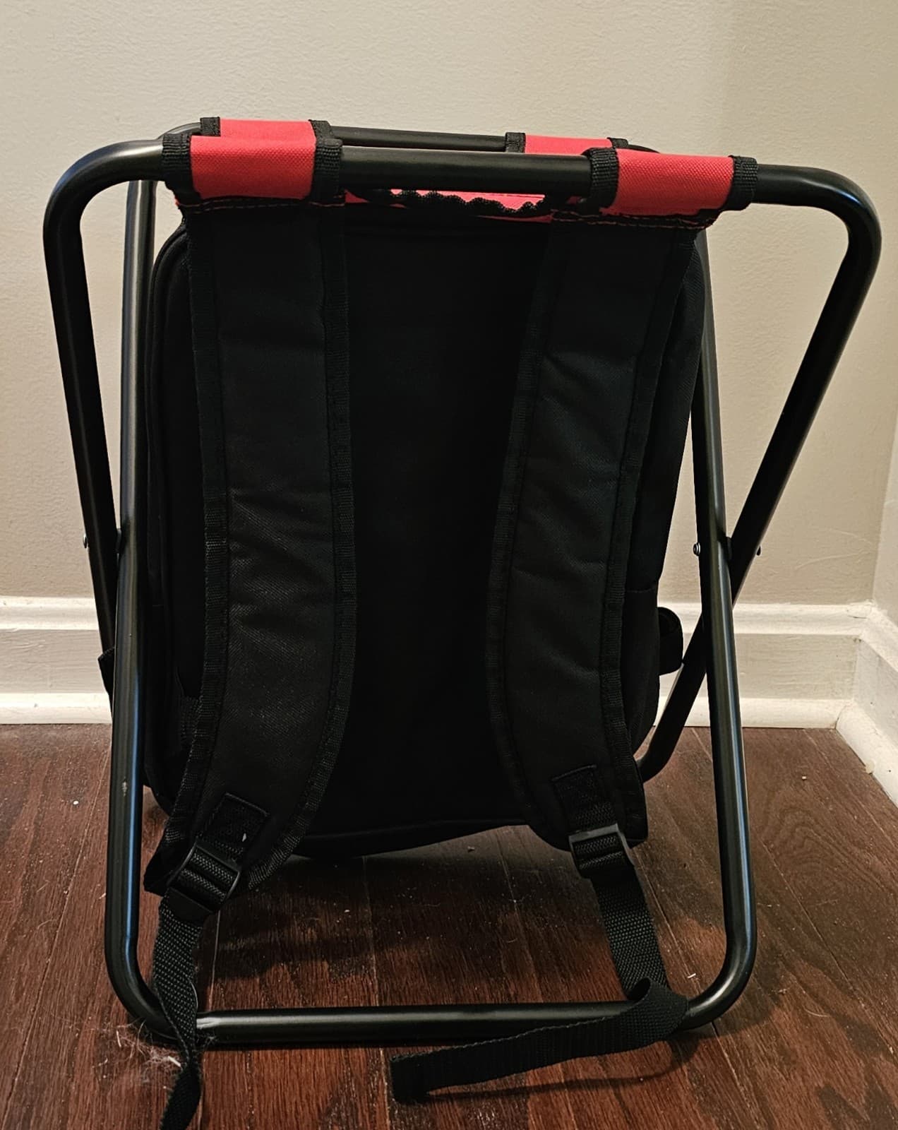 Campout Backpack Insulated Cooler Bag with Folding Seat Fishing Hunting Hiking  3