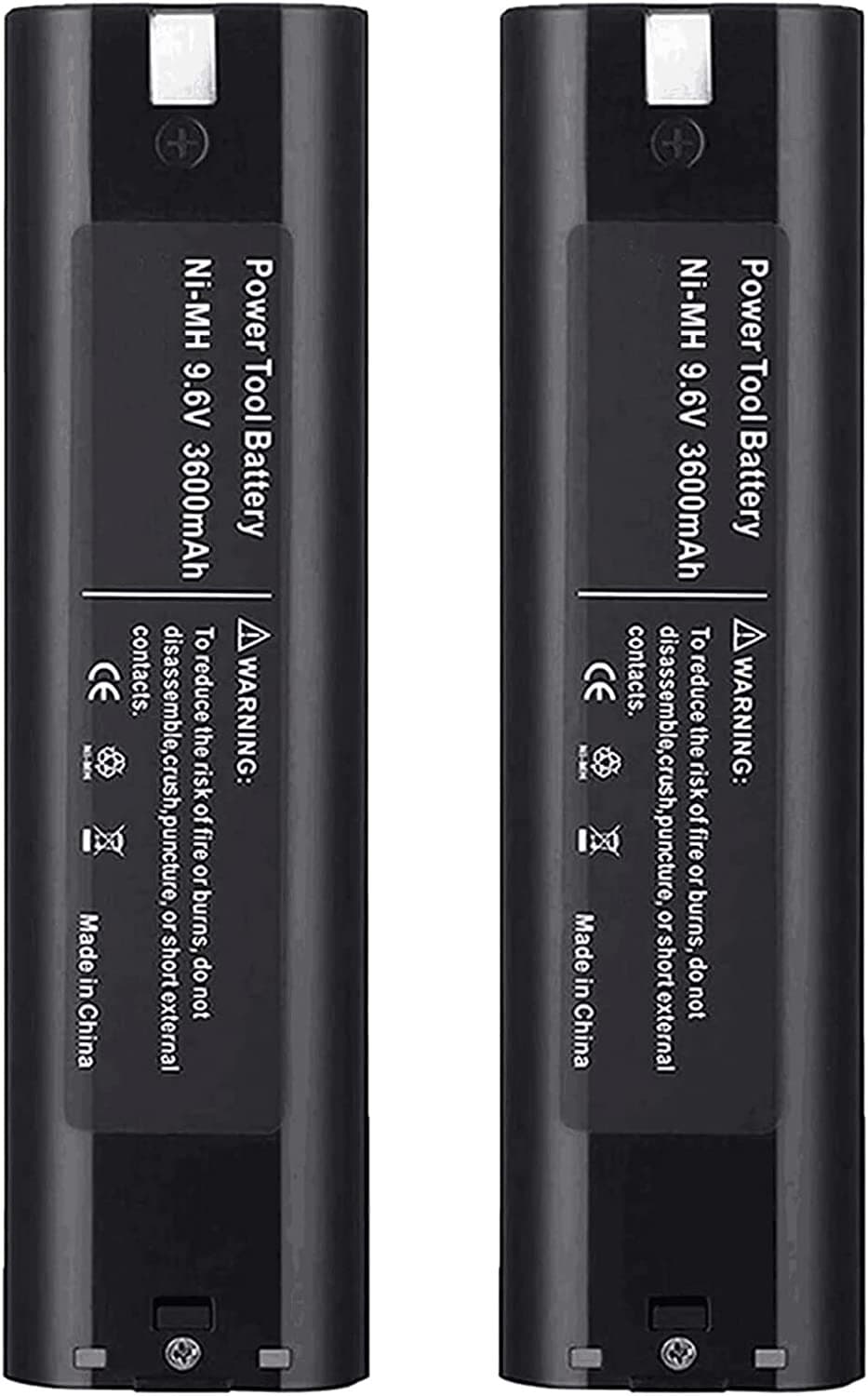 2 Pack For MAKITA 9000 Battery / Charger 9.6Volt Ni-MH 9001 9033 6095D 193890-9 5
