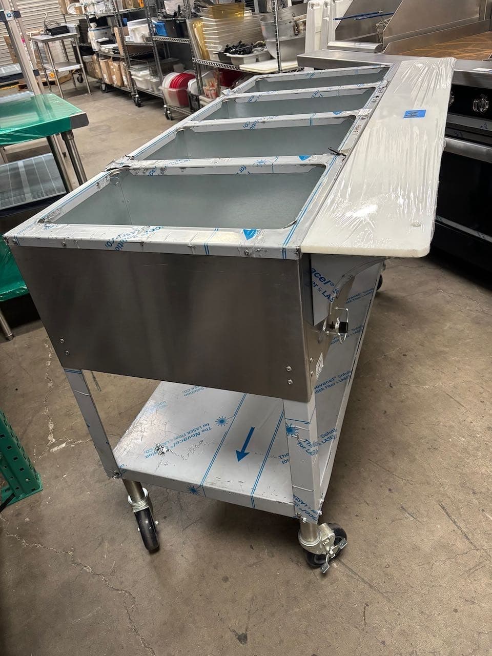 NEW 4 Well Gas Steam Table Duke 304-DB AEROHOT Dry Bath Open Well #4149-OB 5
