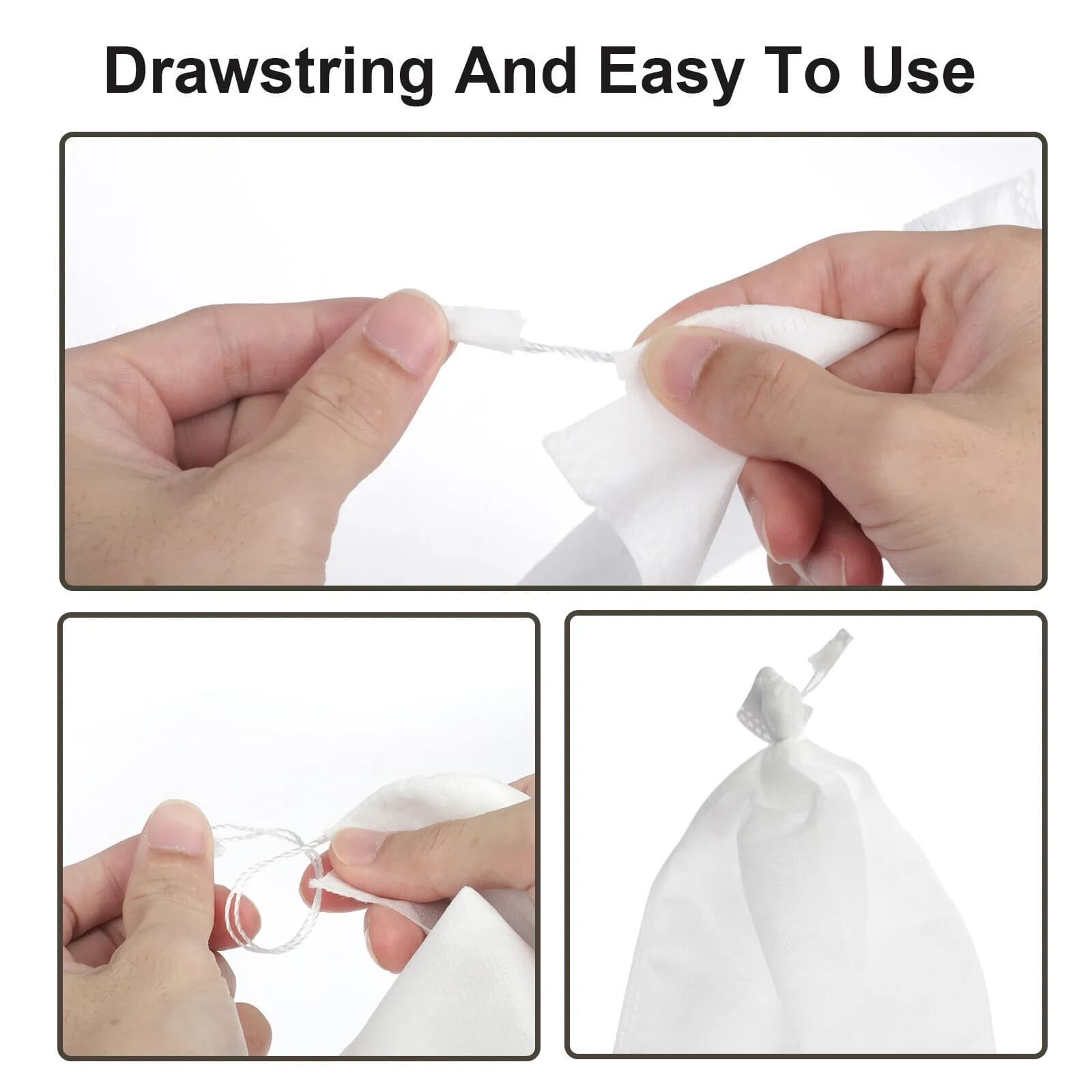 100PCS Garden Plant Fruit Vege Protect Drawstring Bags Against Insect Pest Bird 5