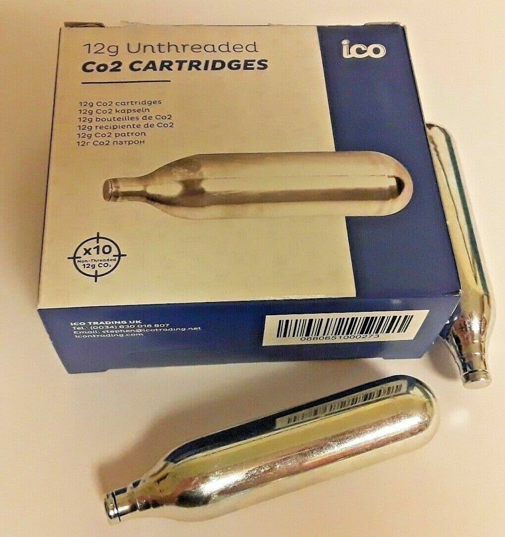 20 pack 12g CO2 cartrige NON-THREADED C02 paintball BB airsoft AIRGUN 2 box 10 2