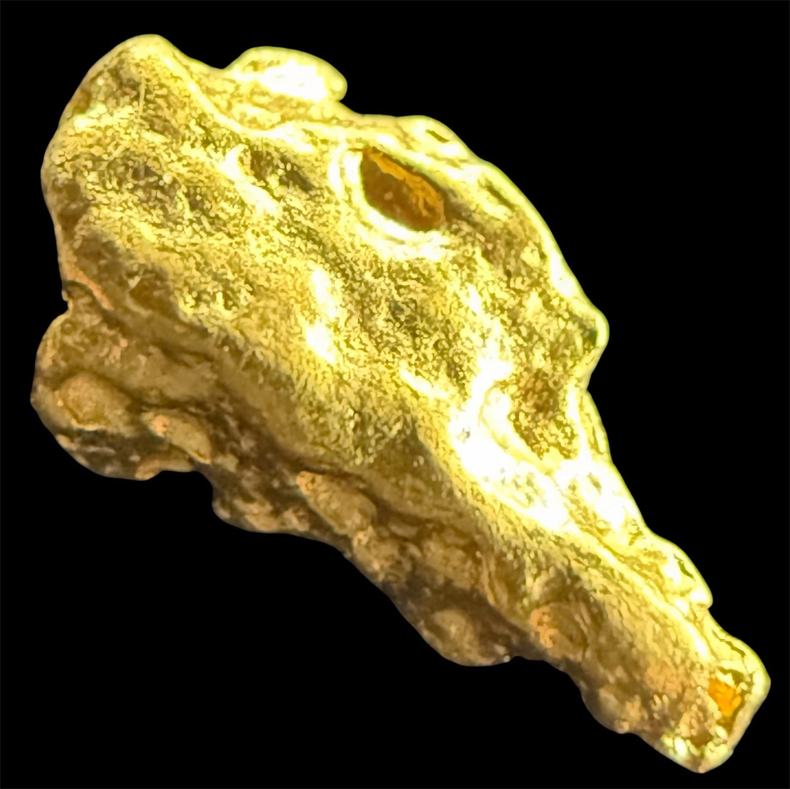 .824 GRAMS AUSTRALIAN NATURAL PURE GOLD NUGGET GENUINE (94-98% PURE) #AUSSIE102 2