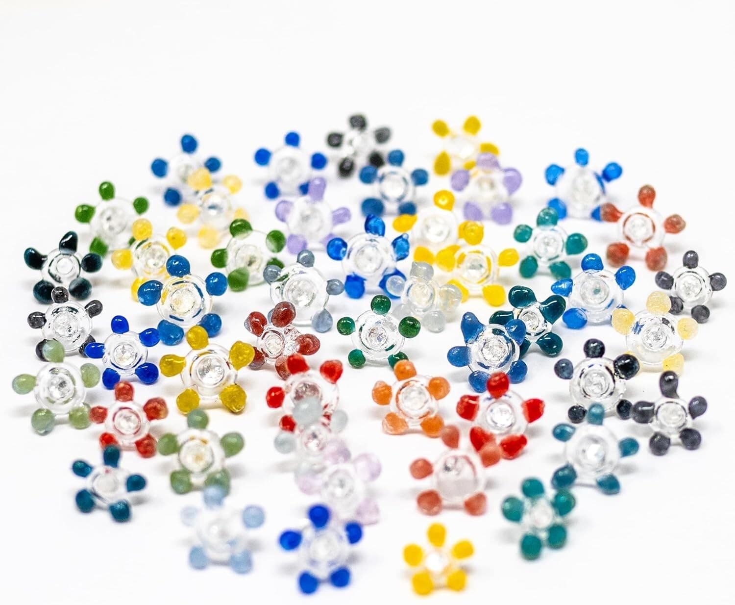 240 Pack Glass Daisy Pipe Screens 6mm (0.23") - 9mm (0.35") In Container USA 4