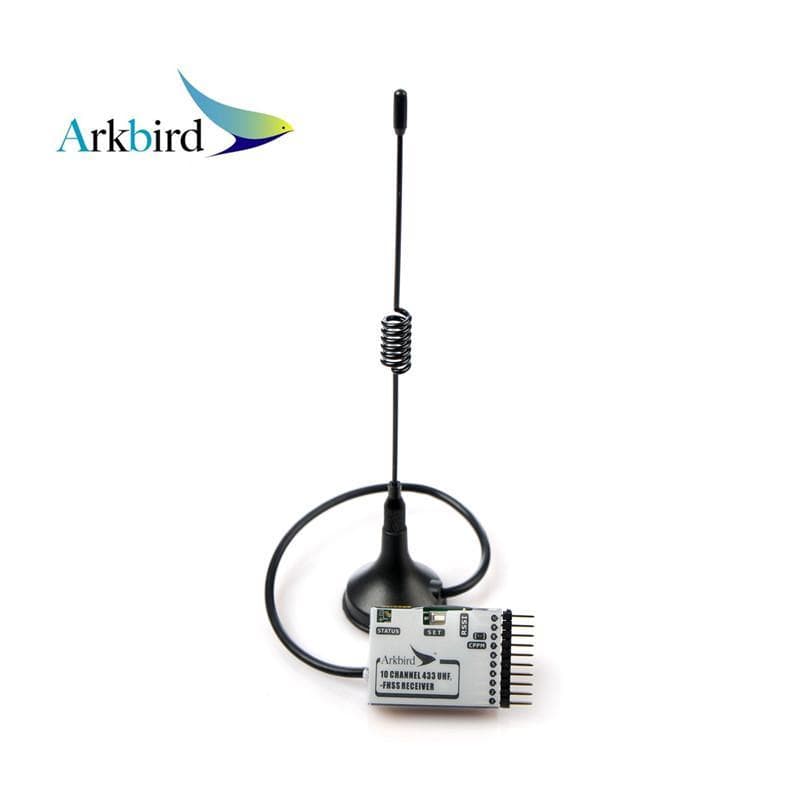 Arkbird 433MHz Transmitter Receiver PPM PWM RSSI Repeater 10CH FPVUHF FHSS Model 3